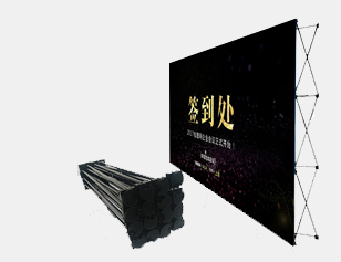 拉網展架